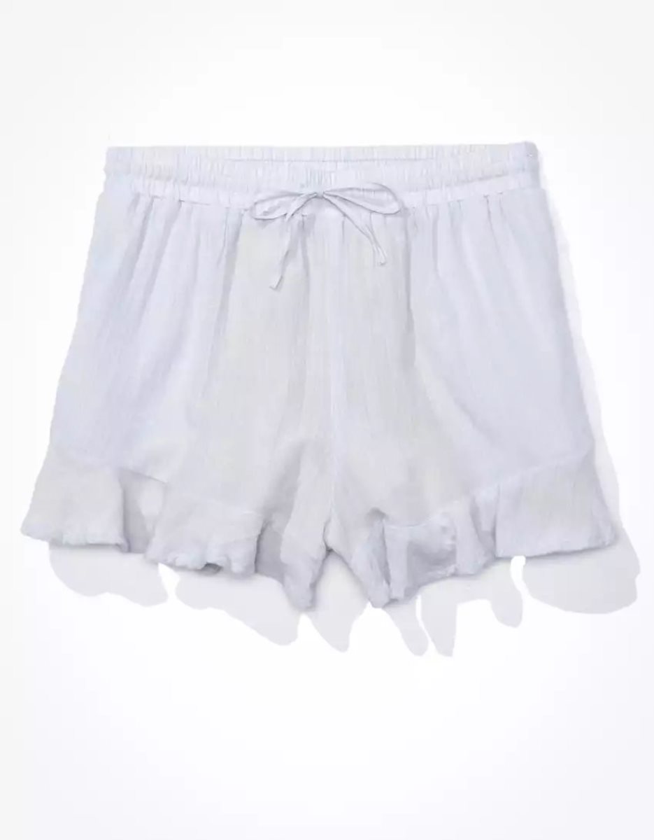 Shorts American Eagle AE Ruffle Violette Femme | AVB-57760665